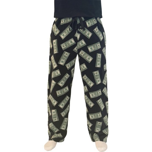 followme Men's Microfleece Pajamas - Money Print Pajama Pants For Men -  Lounge & Sleep Pj Bottoms 45902-v-10762-s : Target