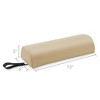 Saloniture 13" x 6" x 3" Half Round Neck Massage Table Bolster Pillow Pad - 2 of 4