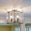 Crystorama Lighting Carson 4 - Light Chandelier in  Polished Nickel - 4 of 4