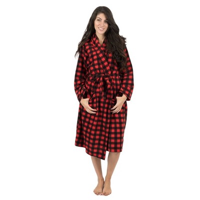 Pavilia Soft Plush Women Fleece Robe, Cozy Warm Housecoat Bathrobe, Fuzzy  Female Long Spa Robes (dark Red, 2x-3x) : Target