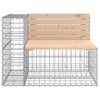 vidaXL Garden Bench Natural wood Solid Pine wood, Galvanized steel - 4 of 4