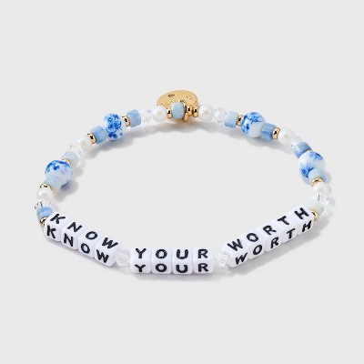Little Words Project Know Your Worth Bracelet