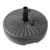 LeisureMod Bovilar Modern Outdoor Patio 20" Round Fillable Free Standing Umbrella Base, Durable and Weather-Resistant for Garden, Deck, or Porch - 3 of 4