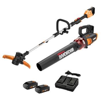 Wen 40413 40v Max Lithium-ion Cordless 14 2-in-1 Trimmer And