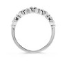 H.J. Namdar 0.15 ct tw Round Diamond Oval Bar Stackable Ring 14K Gold Natural Diamonds - 2 of 3