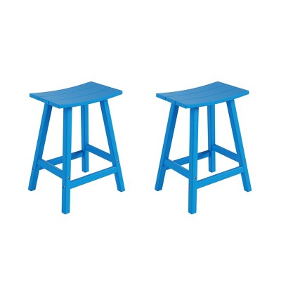 WestinTrends Outdoor Patio Adirondack Counter Height Stool Chair