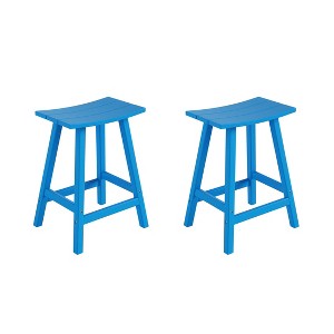 WestinTrends Outdoor Patio Adirondack Counter Height Stool Chair - 1 of 4