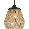 Romain 1-Light Earth Black Mini Pendant Light - 4 of 4