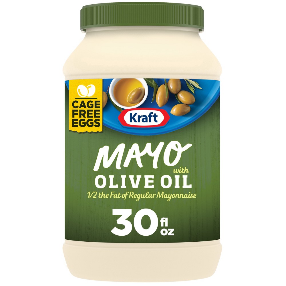 UPC 021000026319 product image for Kraft Reduced Fat Mayonnaise with Olive Oil - 30 fl oz | upcitemdb.com