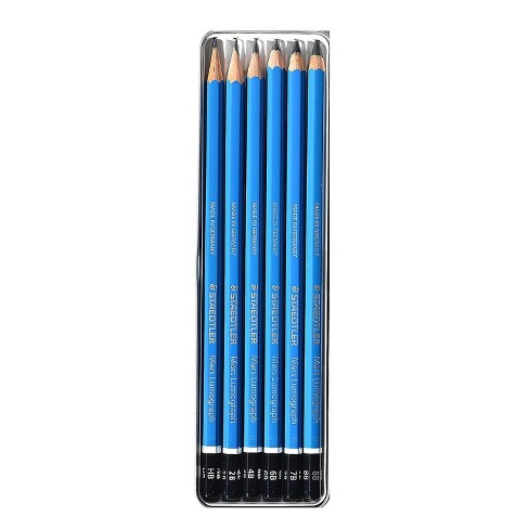 Staedtler Mars Lumograph Sketching Pencil Set 6/set 2/pack 52368