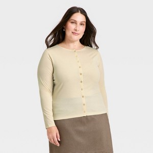 Women's Long Sleeve Knit Cardigan - A New Day™ - 1 of 3
