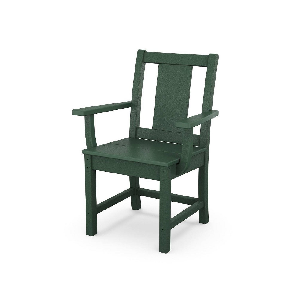 Photos - Sofa POLYWOOD Prairie Outdoor Patio Dining Chair, Arm Chair Green
