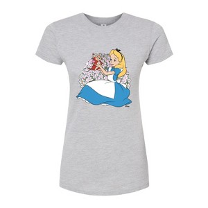Women's - Disney - Alice In Wonderland Fitted Graphic T-Shirt - 1 of 3
