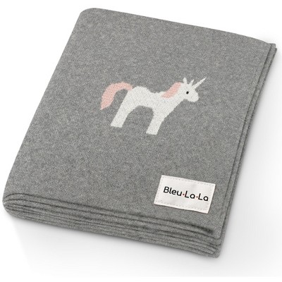 100% Luxury Cotton Soft Knit Swaddle Baby Blanket for Blanket for Newborns and Infants Boys and Girls