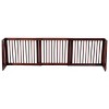 Costway Folding Adjustable 3 Panel Wood Pet Dog Slide Gate Safety Fence - 3 of 4