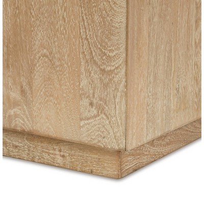 Belenburg Square Natural Wood Accent Table with Storage