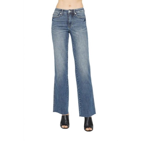 Women's Tummy Control Straight Jeans - Judy Blue - image 1 of 4