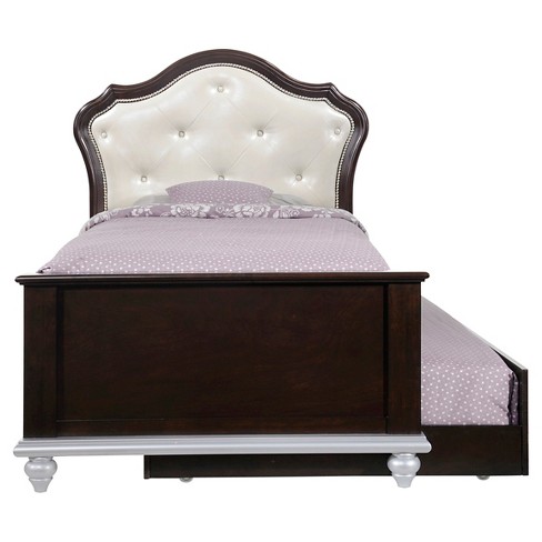 Alli Bed With Trundle   Twin   Espresso   Picket House Furnishings 