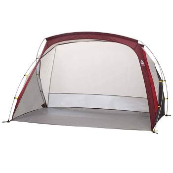 CORE Straight Wall 14 ft. x 10 ft. 10-Person Cabin Tent with 2 Rooms and  Rainfly in Red CORE-40067 - The Home Depot