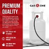 GasOne 4 ft Propane Hose 1lb to 20lb Adapter Propane Tank QCC1/ Type 1 - Allows 5+lb Propane Tanks, Black - 4 of 4