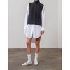 Women's Tuttle Neck Cable Side Vest - MOON RIVER - 3 of 3