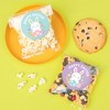 Big Dot of Happiness Happy Easter Bunny Stickers & Clear Cookie Bags, Cellophane Treat Bags 4.25x7 In., Pastel Spring Favor Gifts, Baked Goods - 25 Ct - 2 of 4