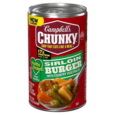 Campbell's Chunky Soup Sirloin Burger with Country Vegetable 18.8 oz