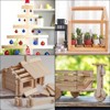 Unique Bargains Unfinished Long Square Polished Hardwood Craft DIY Dowel Rods 20 Pcs - 4 of 4