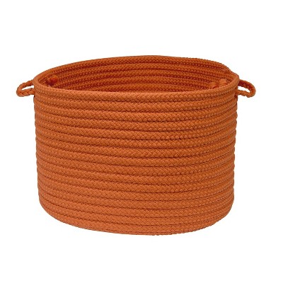 Colonial Mills Simply Home Solid - Rust 14"x14"x10"  100% Polypropylene Round