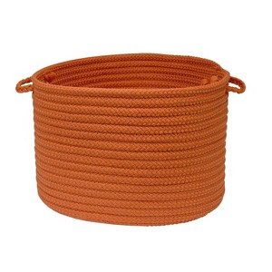 Colonial Mills Simply Home Solid - Rust 14"x14"x10"  100% Polypropylene Round - 1 of 4
