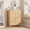 5 Drawer Dresser for Bedroom,Modern Tall Dresser Organizer with Storage Drawers,Wooden Chests of Drawers for Bedroom,Entryway,Hallway - 3 of 4