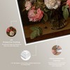 Art Remedy Jacob van Hulsdonck - Roses in a Glass Vase Vintage Classic Roses Wall Art Framed - 4 of 4
