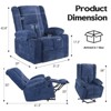 Kumasinova Power Lift Recliner Chair,Recliner Sofa with Massage and Heat,8-Point Massage,USB Ports,Cup Holders,350lb Capacity Lift Chair for Elderly - 3 of 4