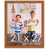 PosterPalooza | Slim Profile Brown Picture Frame - UV Acrylic, Foam Board Backing, Hanging Hardware - 2 of 4