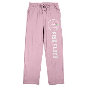 Pink Floyd Prism Logo on Pink Adult Sleep Pant - 1 of 4
