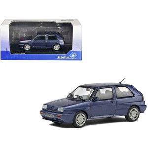 1989 Volkswagen Golf Rallye G60 Syncro Blue Metallic 1/43 Diecast Model Car by Solido - 1 of 3