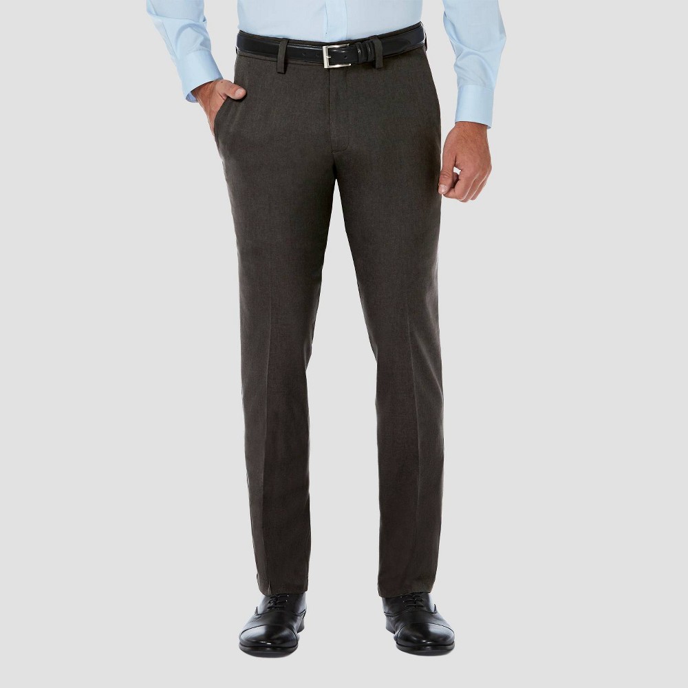 Haggar Men's Big & Tall Cool 18 PRO Classic Fit Flat Front Casual Pants