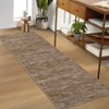 Runner Rug for Bedside Machine Washable Non-Slip Low Pile Accent Carpet Modern Abstract Rug No-Shedding Hallway Indoor Carpet - 2 of 4