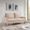 American Furniture Classics,69 Inch Wide Upholstered Two Cushion Sofa with Cambered Arms - 3 of 4