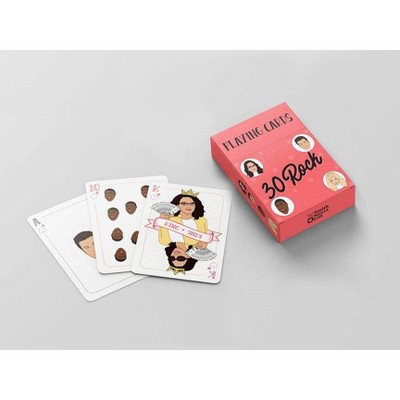 30 Rock Playing Cards - (Hardcover)