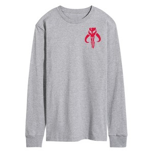 Men's - Star Wars - Boba Fett Aurebesh Long Sleeve Graphic T-Shirt - 1 of 3