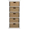 The Lakeside Collection Bookcases with 5 Baskets - 2 of 2