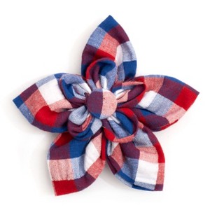 The Worthy Dog Check Flower Accessory - 1 of 3