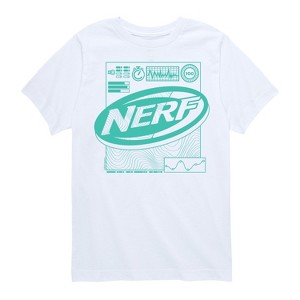 Boys' - NERF - Nerf Green Stats Short Sleeve Graphic T-Shirt - 1 of 4