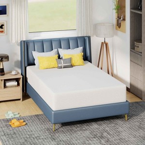 BestMassage 12 Inch Green Tea Memory Foam Mattress Cooling Gel Infused Mattress Medium Firm Mattresses - 1 of 4