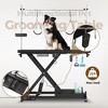 YOOCOZZ Upgraded Electric Pet Grooming Table - 110V/220V, Pro Groomer Recommended, 8-36" Height Adjustable-Black - 4 of 4
