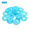 Unique Bargains Plastic DIY Notebook Planner Heart Book Binding Discs 22 Pcs - 3 of 4