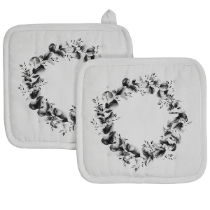 Finders Keepers Eucalyptus Pot Holder Set of 2 8x8 - 1 of 4