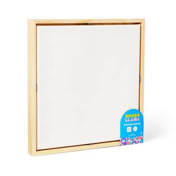 Amanti Art Framed Blank White Canvas for DIY Artwork, Crafts and Painting 18-in. W x 24-In. H. in Grey