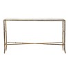 Antique Gold Mirrored Top Console Table, Elegant Entryway & Hallway Sofa Table - 3 of 4